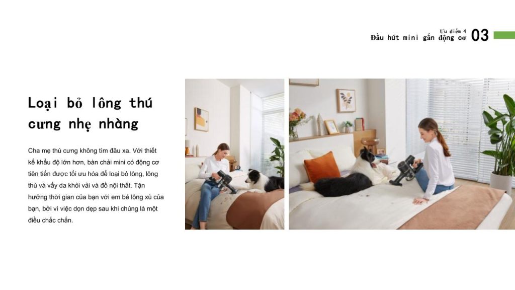 Máy hút bụi cầm tay không dây Dreame R10 Pro loại bỏ lông thú cưng
