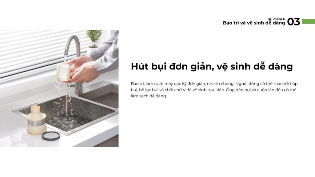 Đặc điểm máy hút bụi cầm tay không dây Dreame R10