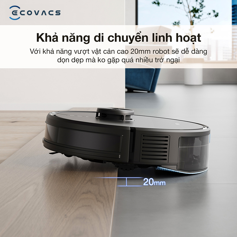 Ecovacs Y1 Pro khả năng di chuyển linh hoạt