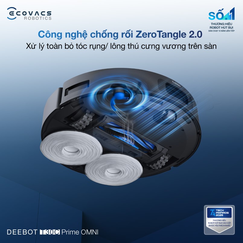 Robot hút bụi lau nhà Ecovacs Deebot T30C Prime Omni – Bản Quốc Tế - Ảnh 8