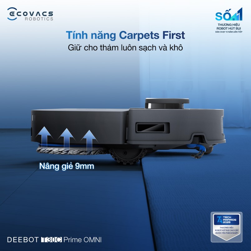 Robot hút bụi lau nhà Ecovacs Deebot T30C Prime Omni – Bản Quốc Tế - Ảnh 5