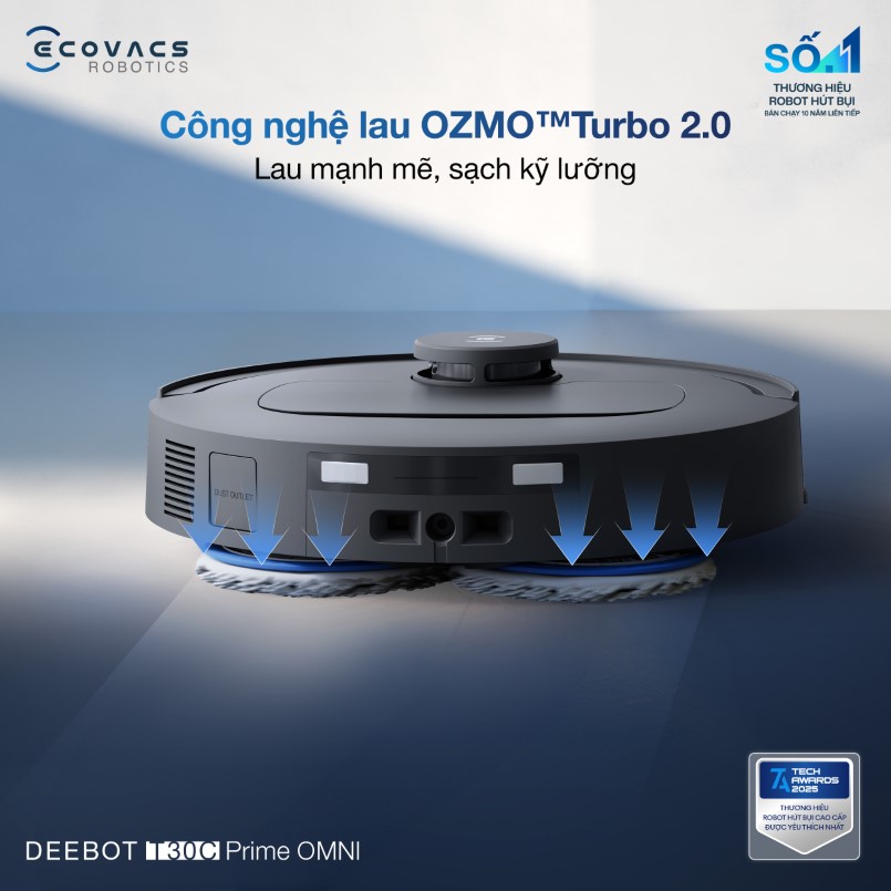 Robot hút bụi lau nhà Ecovacs Deebot T30C Prime Omni – Bản Quốc Tế - Ảnh 4