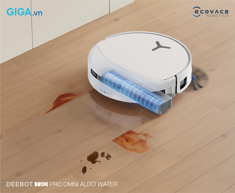 Robot hút bụi lau nhà Ecovacs Deebot T90 Pro Omni Auto Water đột phá làm sạch cùng công nghệ OZMO ROLLER 3.0