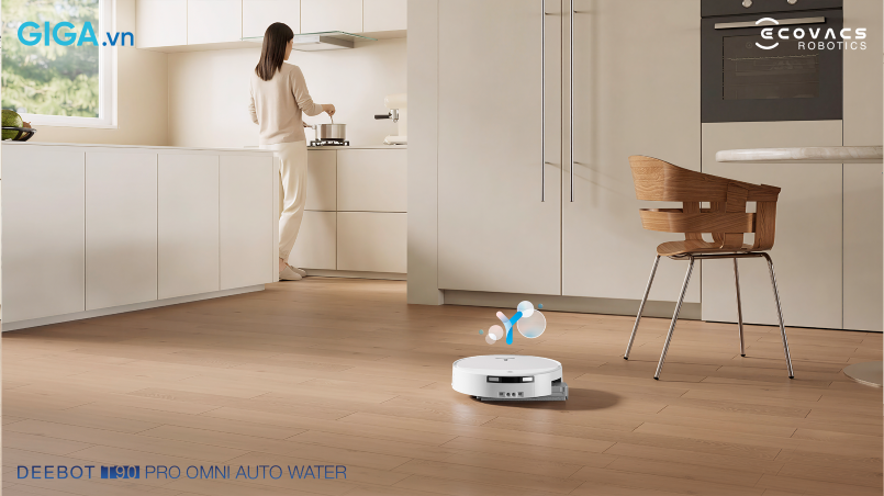 AGENT YIKO trên robot hút bụi lau nhà Deebot T90 Pro Omni Auto Water sở hữu nền tảng AI tự học hỏi cùng năng lực suy luận logic vượt trội. 