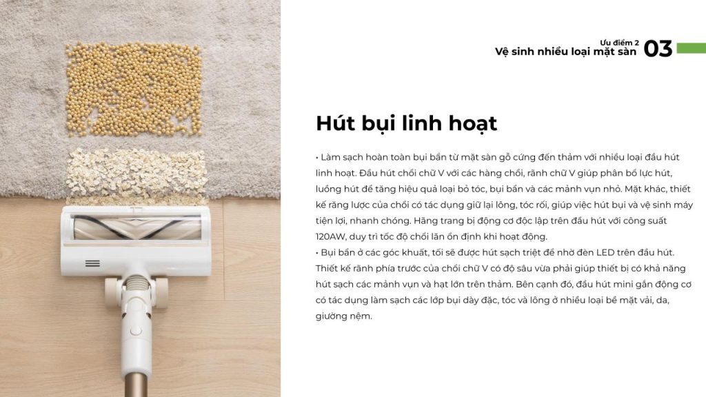 Đặc điểm máy hút bụi cầm tay không dây Dreame R10