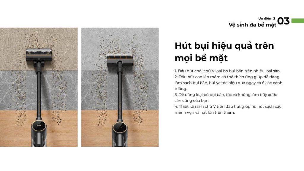 Đặc điểm máy hút bụi cầm tay không dây Dreame R10 Pro