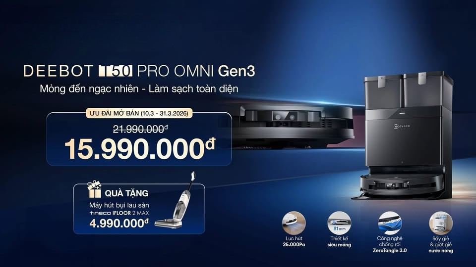 Ecovacs Deebot T50 Pro Gen 3