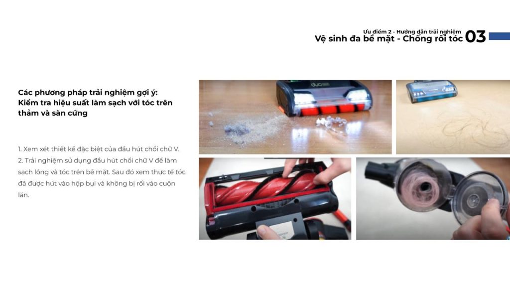 Phương pháp sử dụng của máy hút bụi cầm tay không dây Dreame R10 Pro