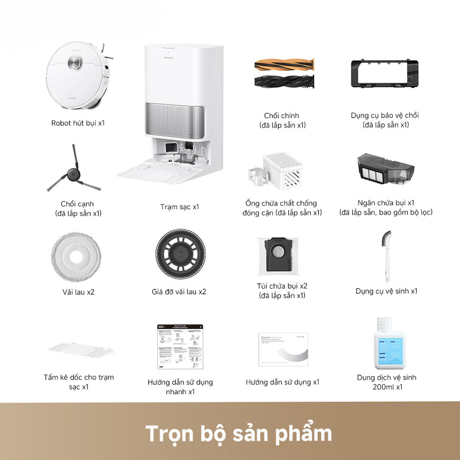 Trọn bộ sản phẩm của Dreame L40s Ultra 
