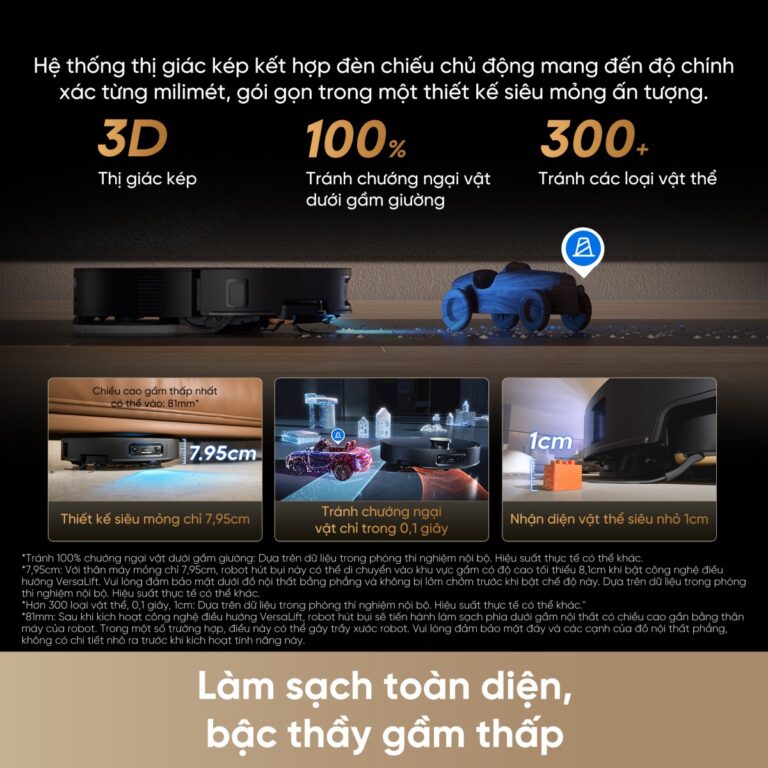 Dreame X60 Ultra làm sạch toàn diện