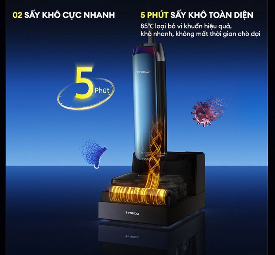 Tineco Floor One Station S9 Artist tự động l&agrave;m sạch