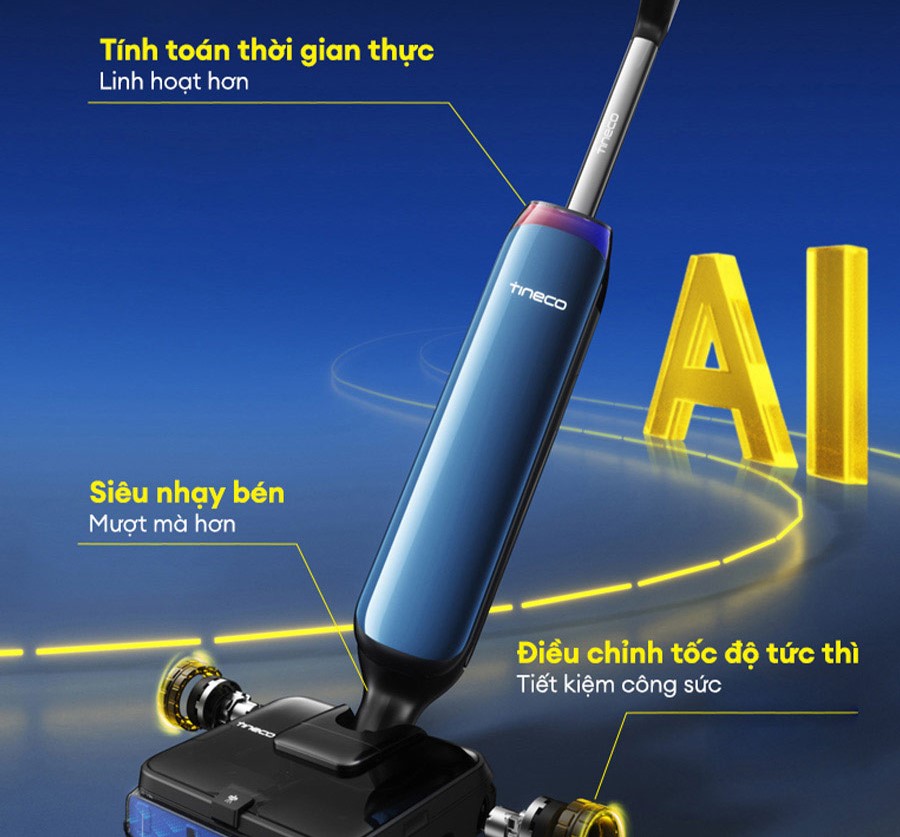 Tineco Floor One Station S9 Artist ứng dụng c&ocirc;ng nghệ AI