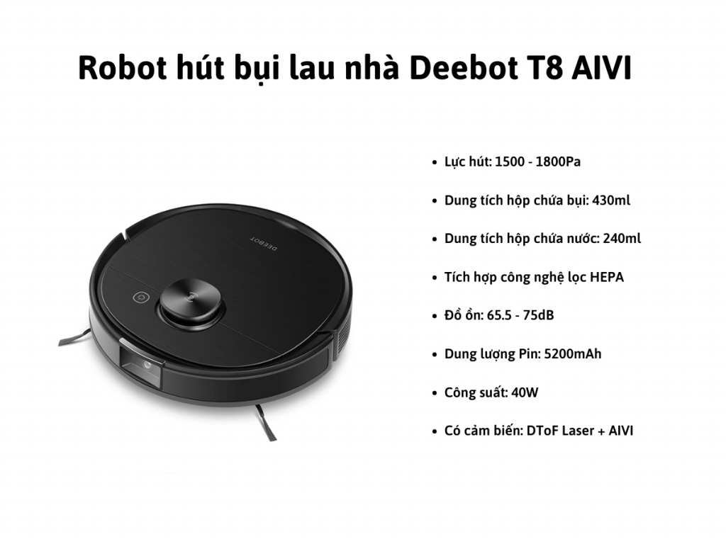Thông số kỹ thuật của T8 AIVI