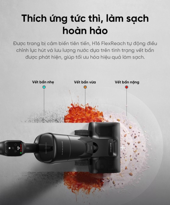 Dreame H16 FlexReach thích ứng tức thì