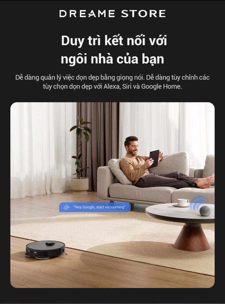 Dreame X40 Ultra - ứng dụng Dreamehome