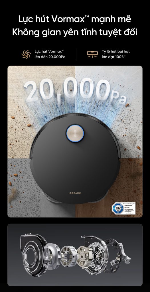 Robot hút bụi lau nhà Dreame X50 Ultra Vormax