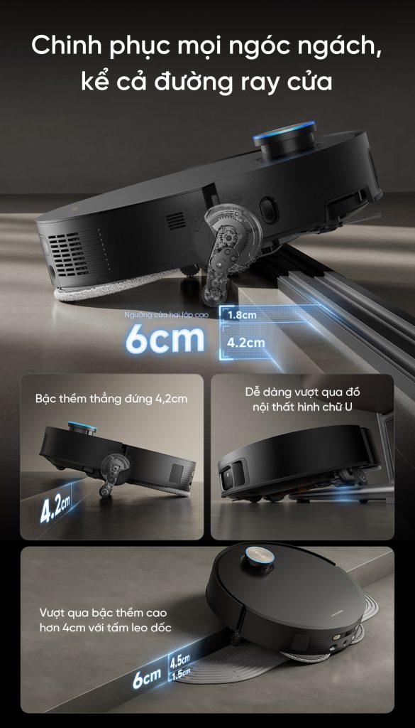 Robot hút bụi lau nhà Dreame X50 Ultra ProLeap