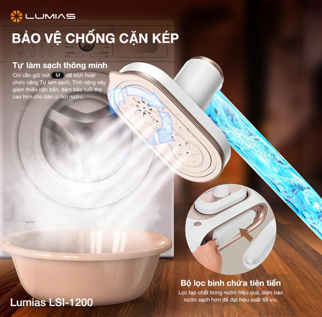 Lumias LSI-1200 có khả năng bảo vệ chống cặn kép