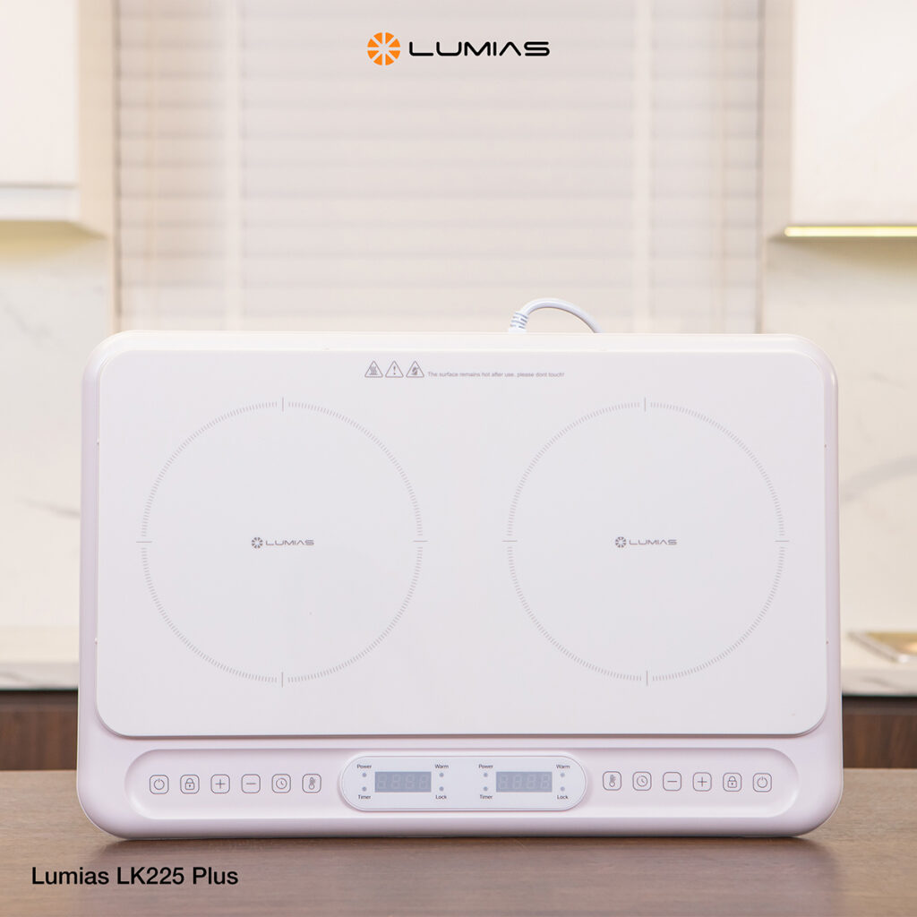 Bếp từ đôi Lumias LK225 Plus điều chỉnh 10 mức công suất
