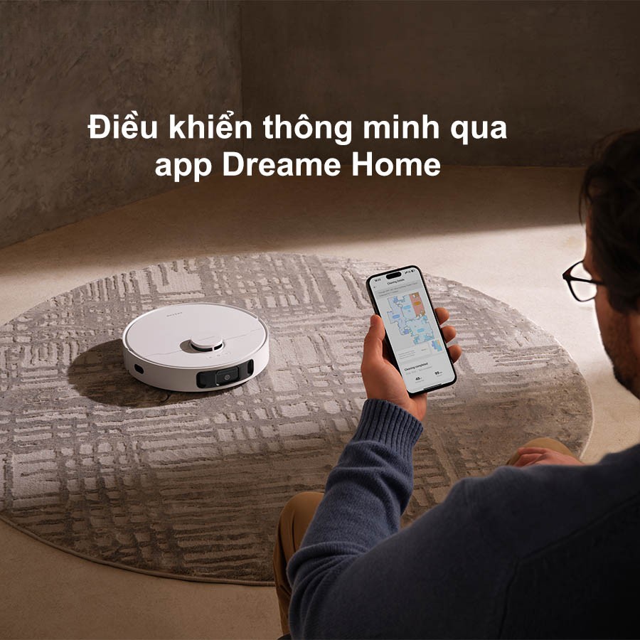 Điều khiển linh hoạt Dreame D20 Ultra qua ứng dụng Dreame Home
