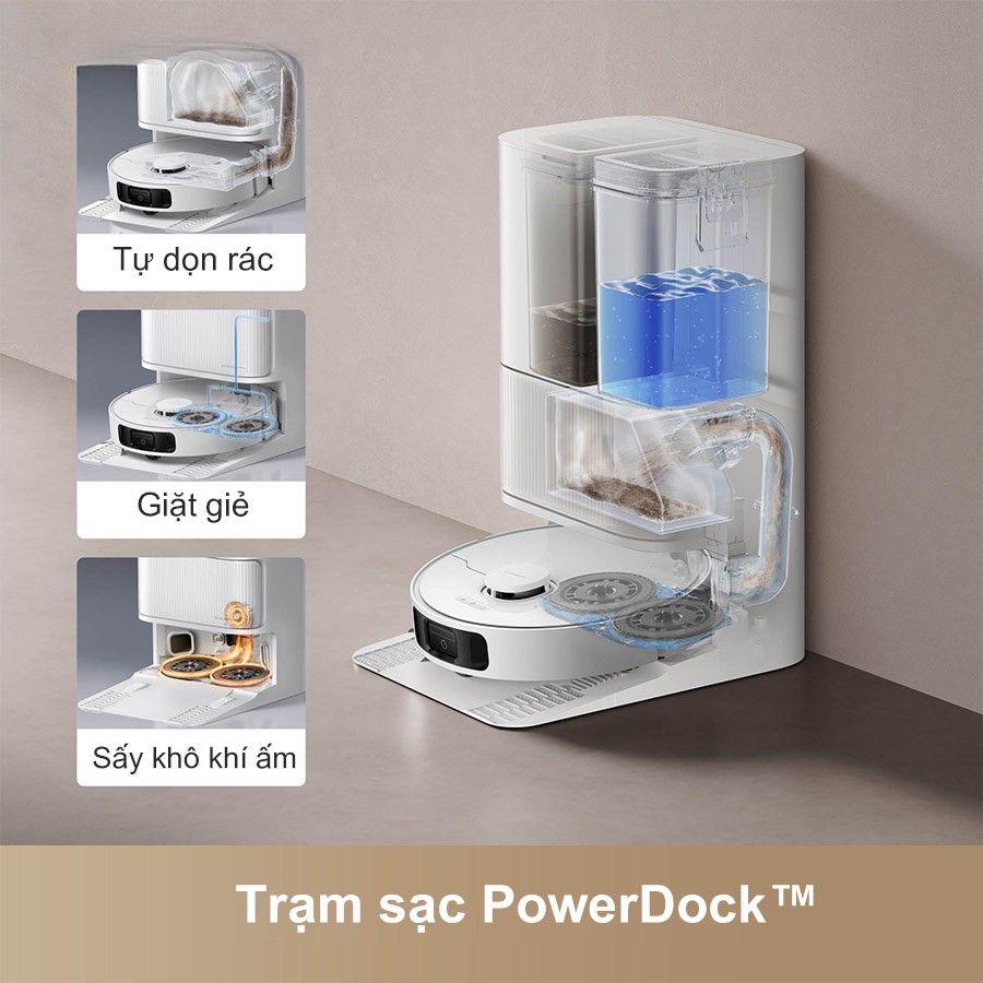 Trạm sạc PowerDock™ của Robot hút bụi lau nhà Dreame D20 Ultra