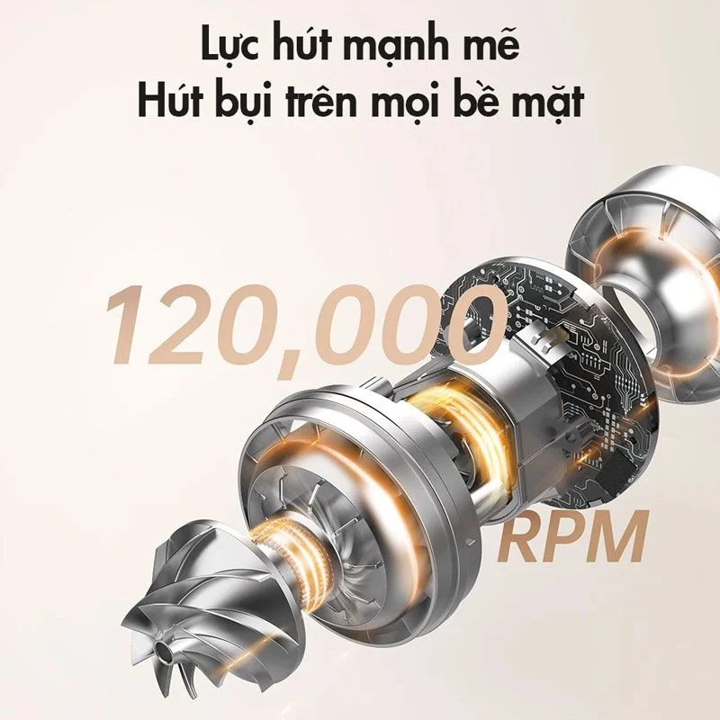 Máy hút bụi Dreame R10 sở hữu công suất định mức 350 W