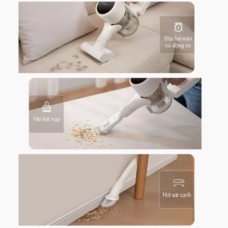 Các loại đầu hút đa dạng của Dreame R10