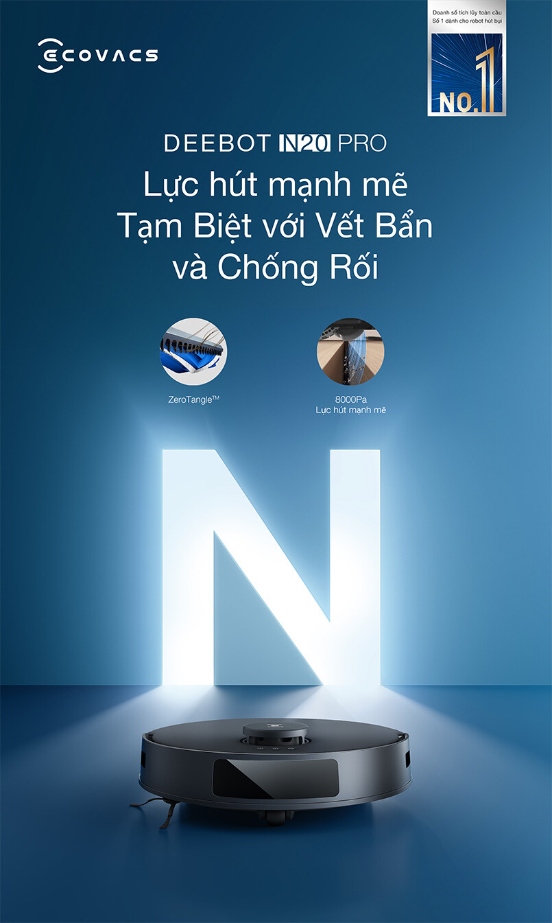 Lực h&uacute;t mạnh mẽ của N20 Pro 