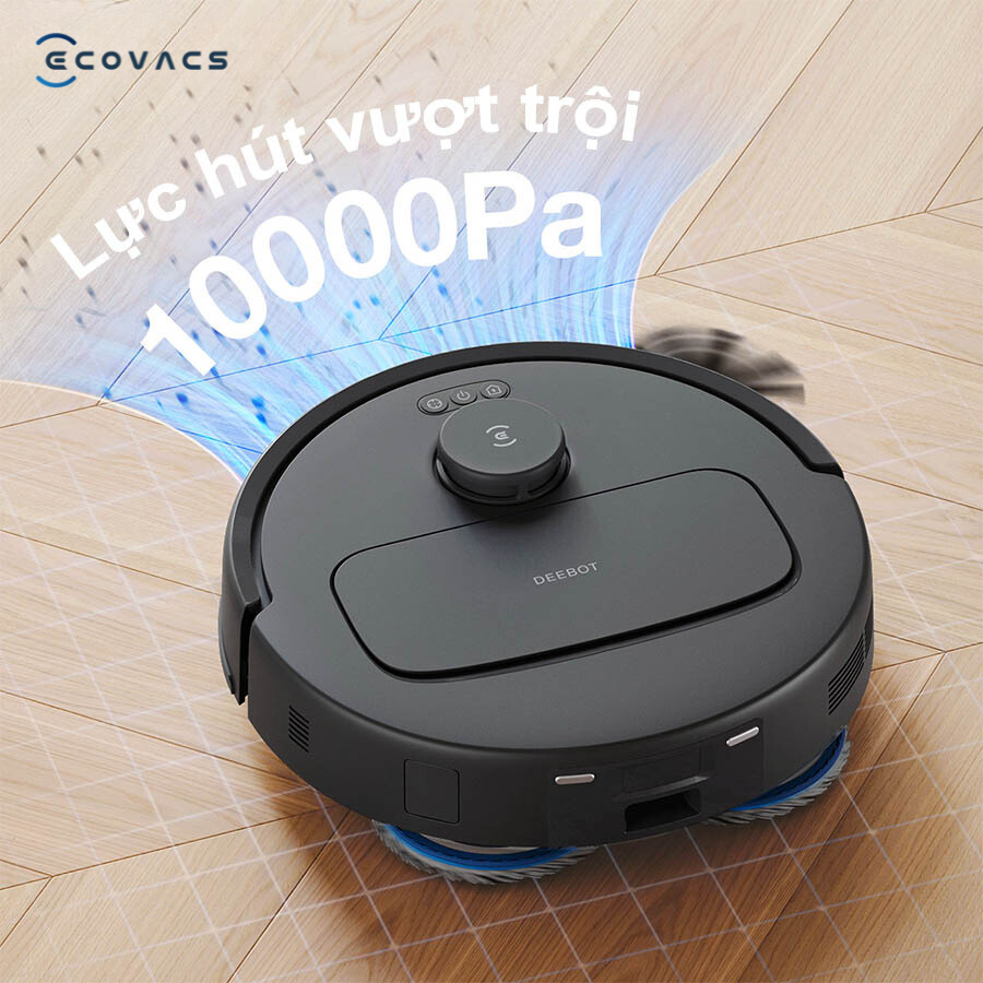 Ecovacs N30 Pro omni c&oacute; lực h&uacute;t 10.000 PA