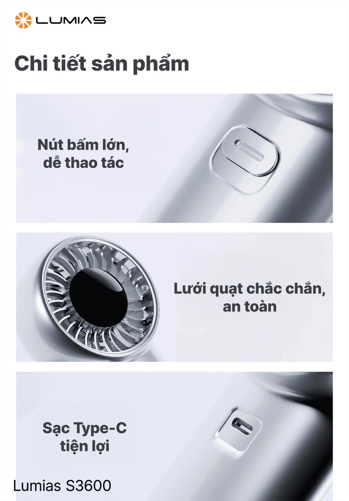 Lumias S3600 bằng nhựa ABS, hoạt động bền bỉ