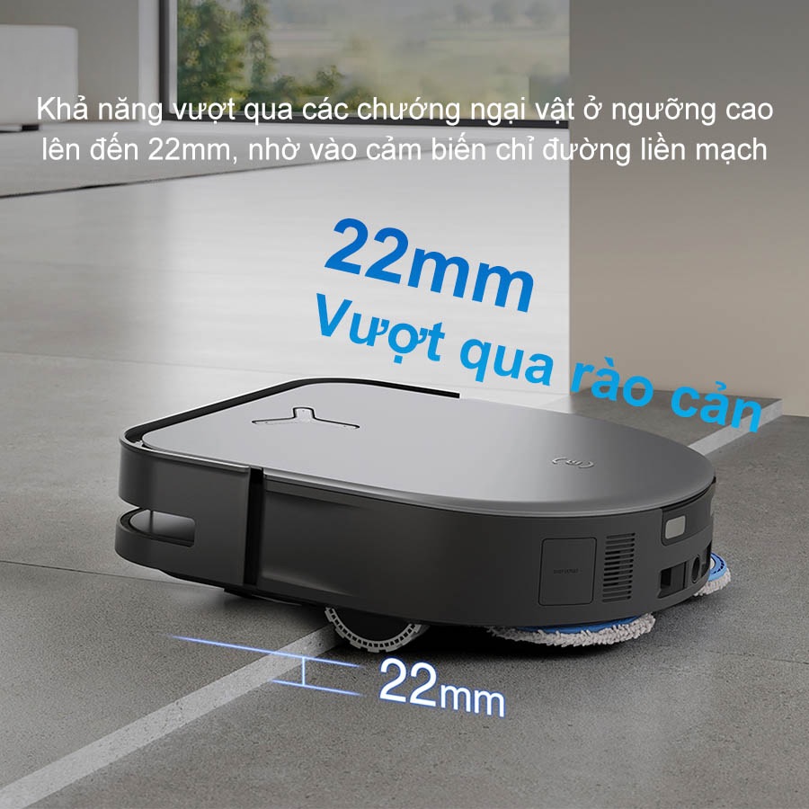 Robot hút bụi lau nhà Ecovacs Deebot X5 Pro Omni (Trắng/ Đen) - Ảnh 7