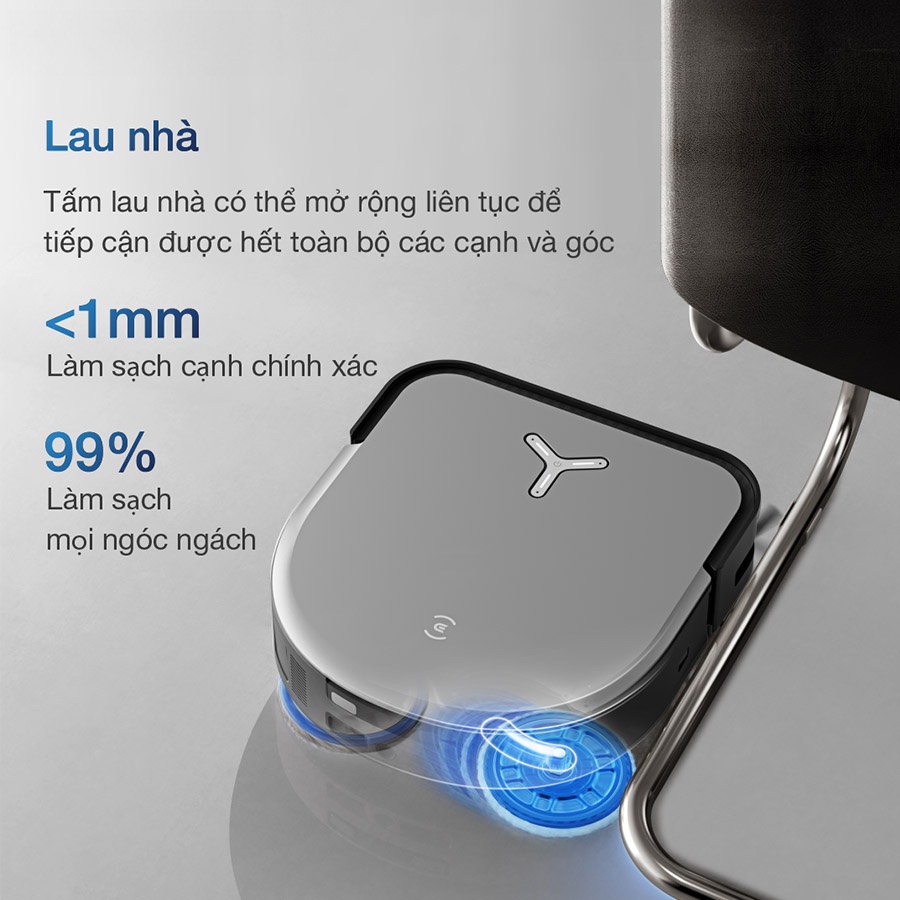 Robot hút bụi lau nhà Ecovacs Deebot X5 Pro Omni (Trắng/ Đen) - Ảnh 2