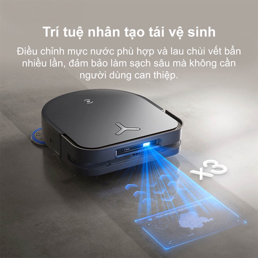 Robot hút bụi lau nhà Ecovacs Deebot X5 Pro Omni (Trắng/ Đen) - Ảnh 15