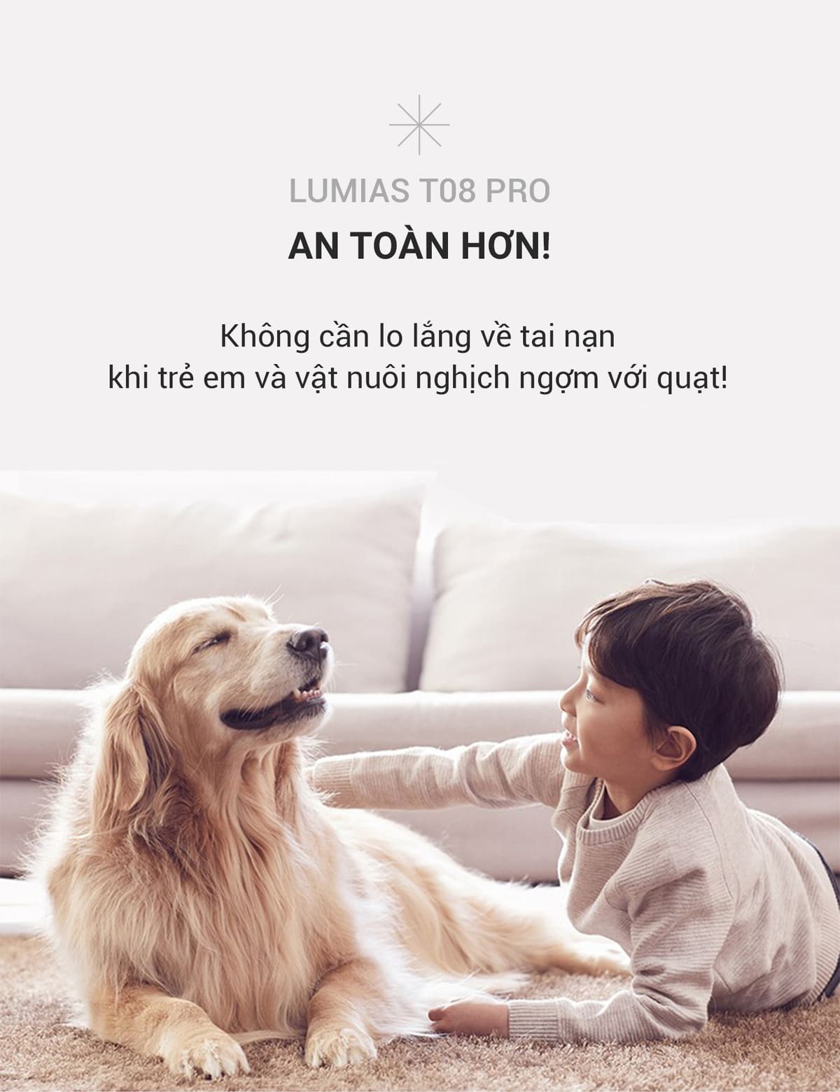 Lumias T08 Pro an toàn khi sử dụng