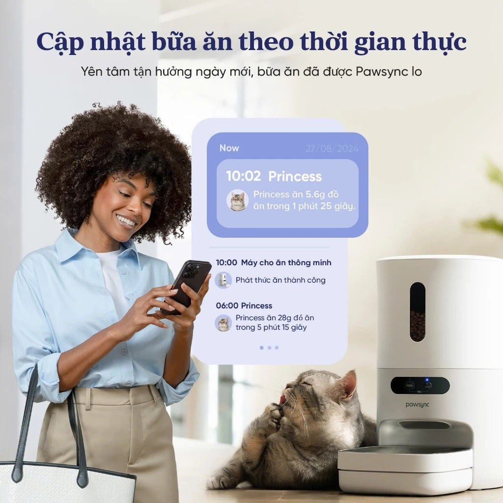 Máy Cho Chó Mèo Ăn Thông Minh Pawsync - Ảnh 2