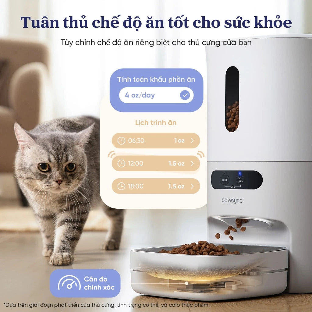 Máy Cho Chó Mèo Ăn Thông Minh Pawsync - Ảnh 6