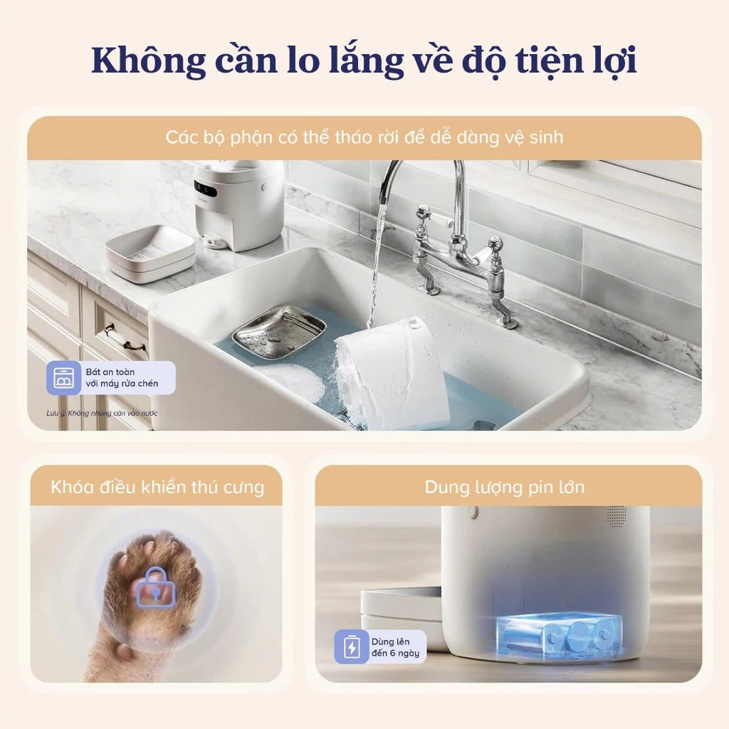 Máy Cho Chó Mèo Ăn Thông Minh Pawsync - Ảnh 5
