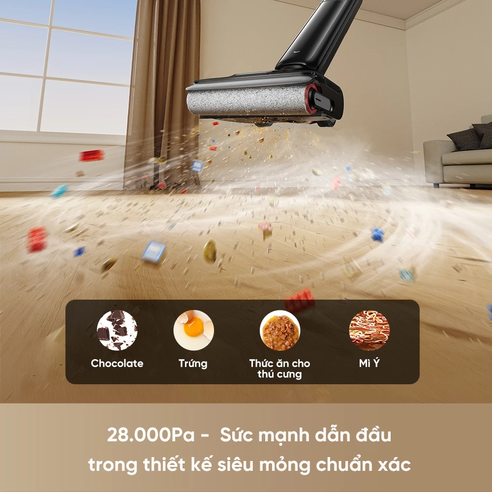 Dreame H16 FlexReach lực hút mạnh mẽ