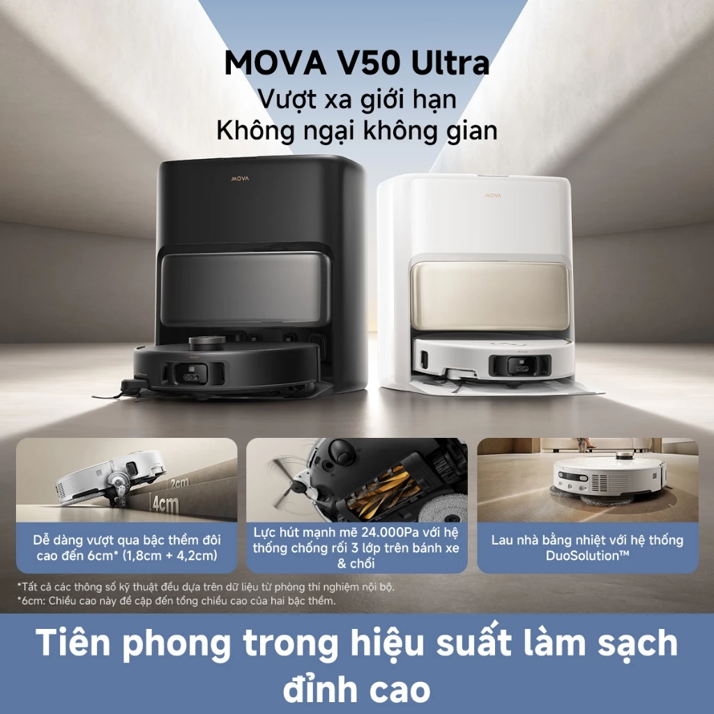Robot hút bụi lau nhà thông minh Dreame Mova V50 Ultra