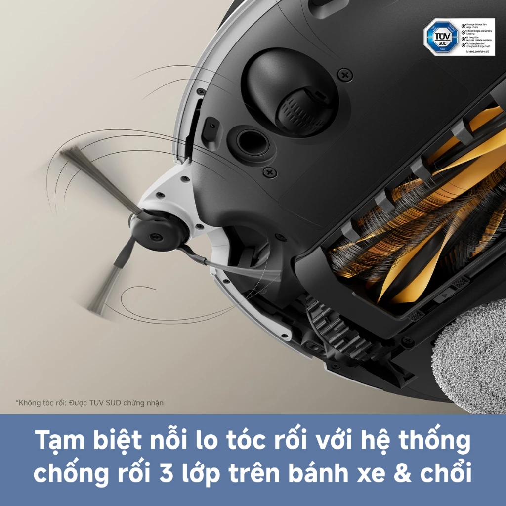 Robot hút bụi lau nhà thông minh Dreame Mova V50 Ultra chổi chống rối