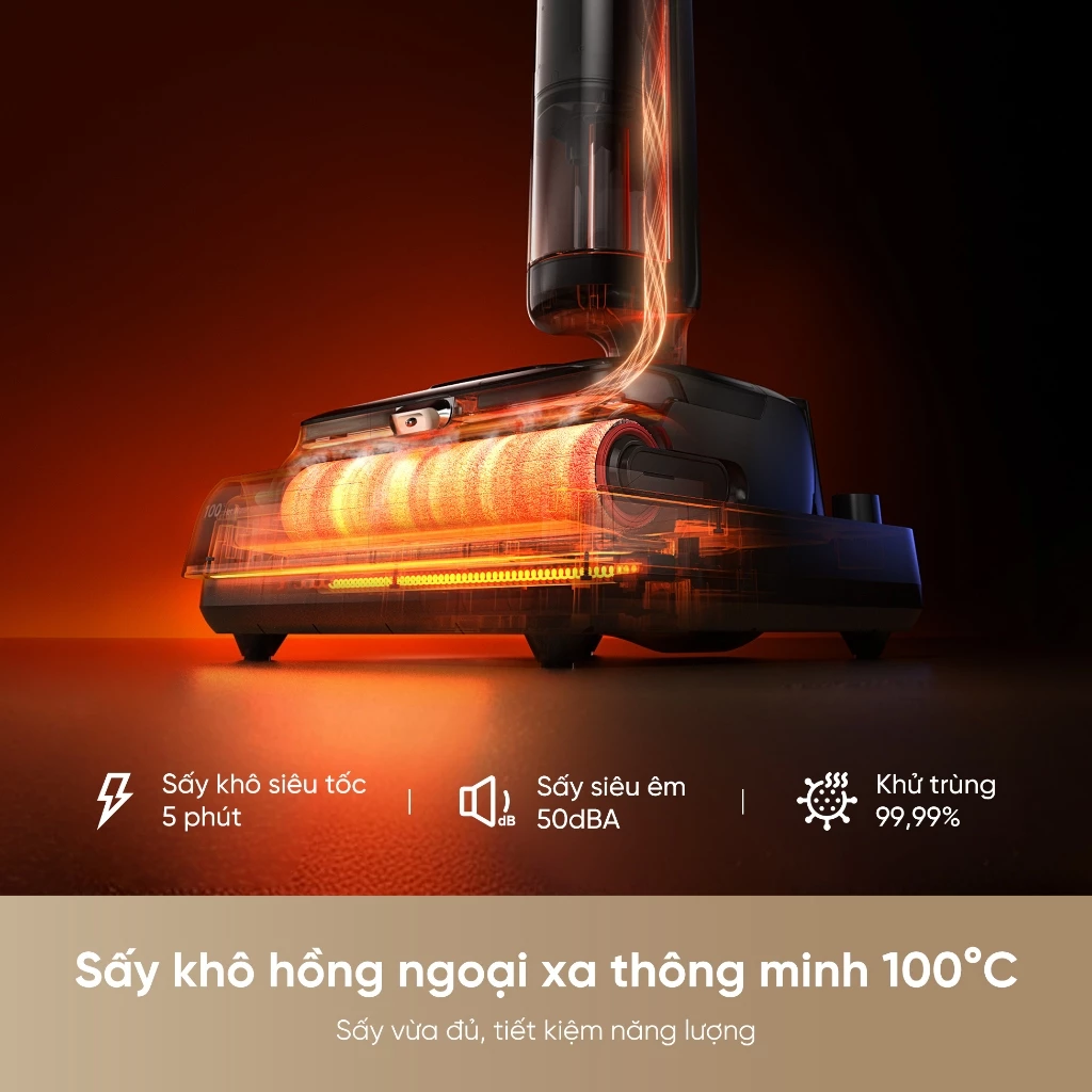 Máy hút bụi lau nhà khô và ướt Dreame H15 Pro FoamWash 2026 - Ảnh 6