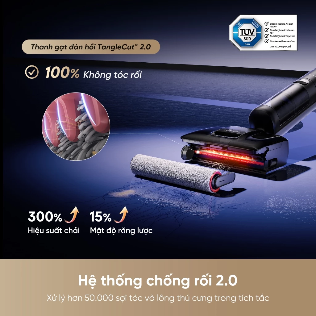 Máy hút bụi lau nhà khô và ướt Dreame H15 Pro FoamWash 2026 - Ảnh 5