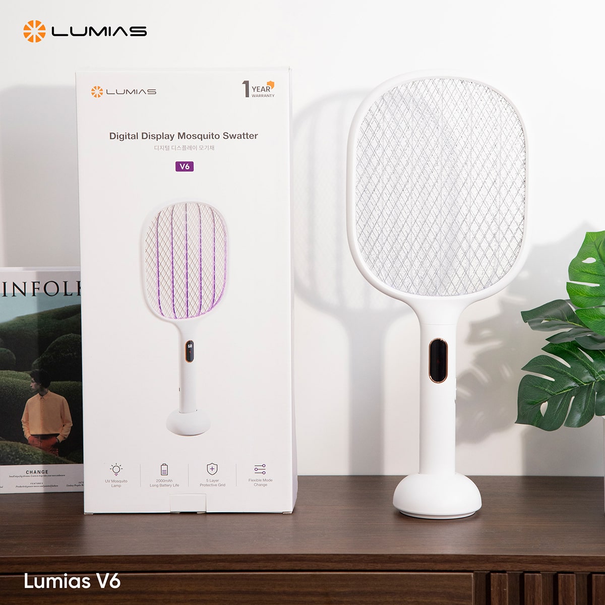 Lumias V6 sạc trên đế tiện lợi 