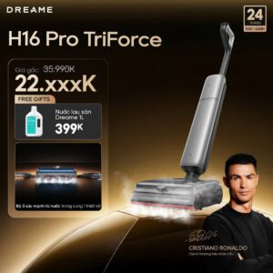 Máy hút bụi lau sàn khô & ướt H16 Pro TriForce