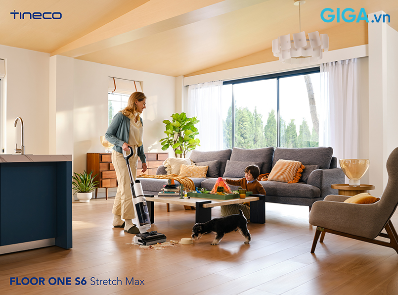 Máy hút bụi lau sàn khô ướt Tineco Floor One S6 Stretch Max - Ảnh 3