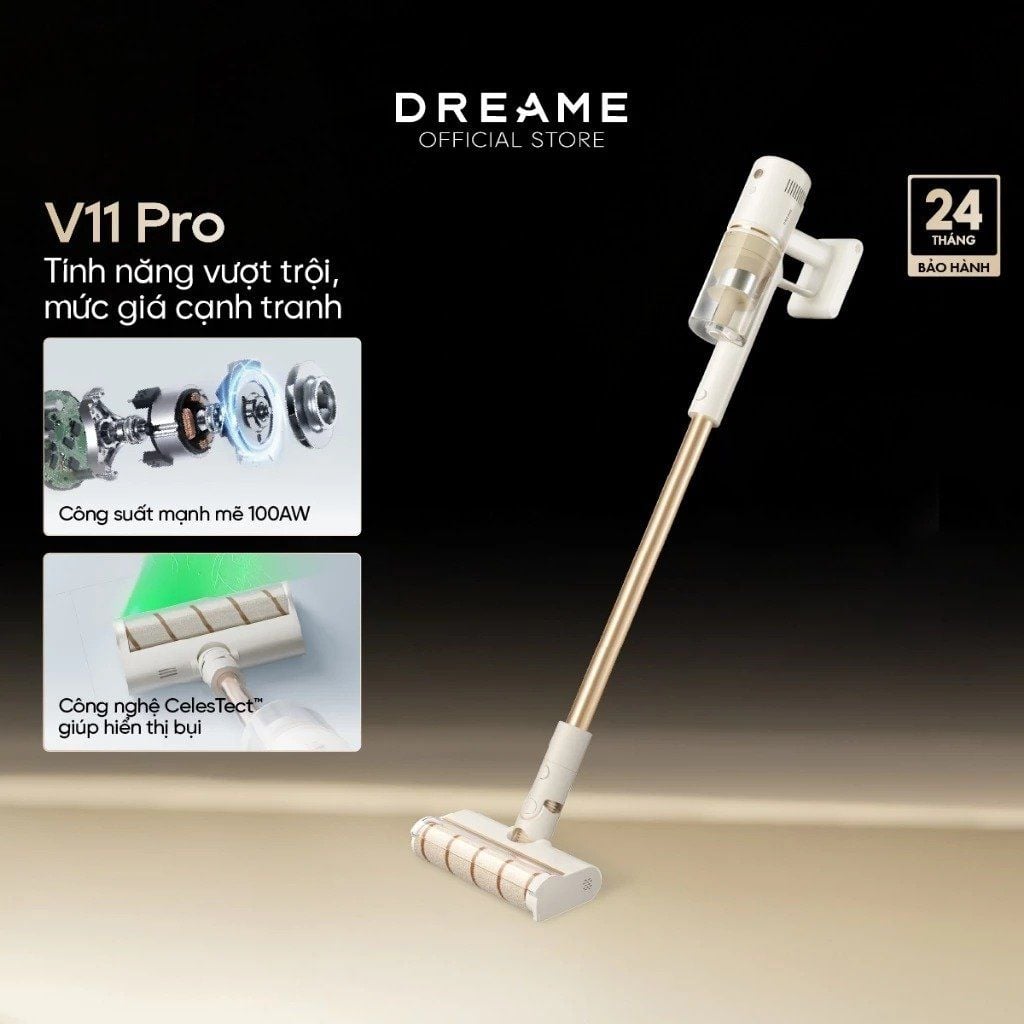 Máy hút bụi cầm tay không dây V11 Pro - Ảnh 2
