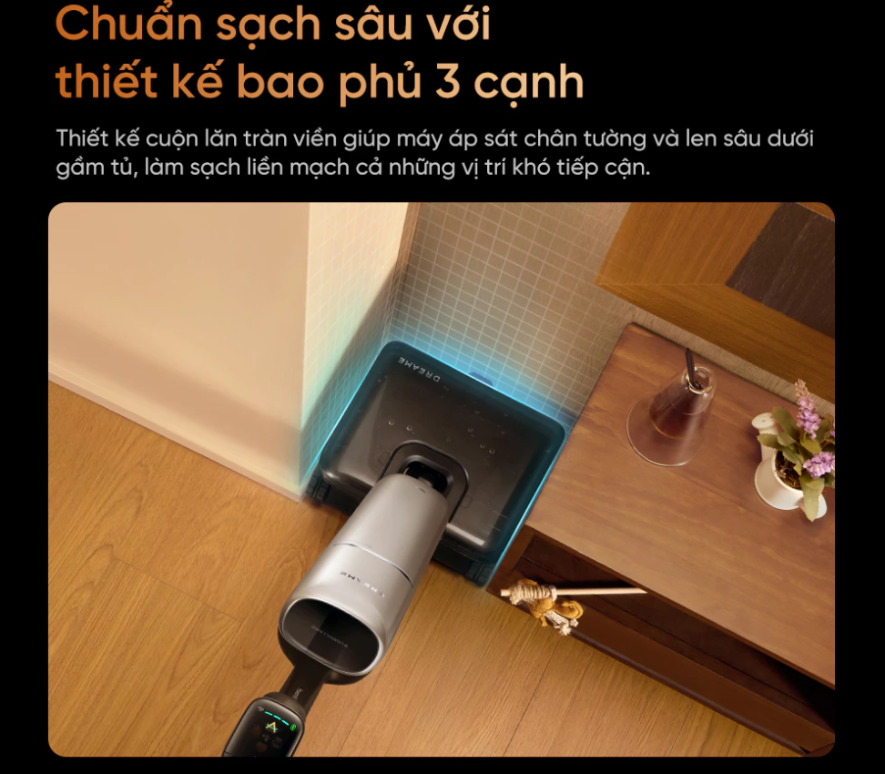 Máy Hút Bụi Lau Nhà Dreame H16 Pro TriForce – Hàng Chính Hãng