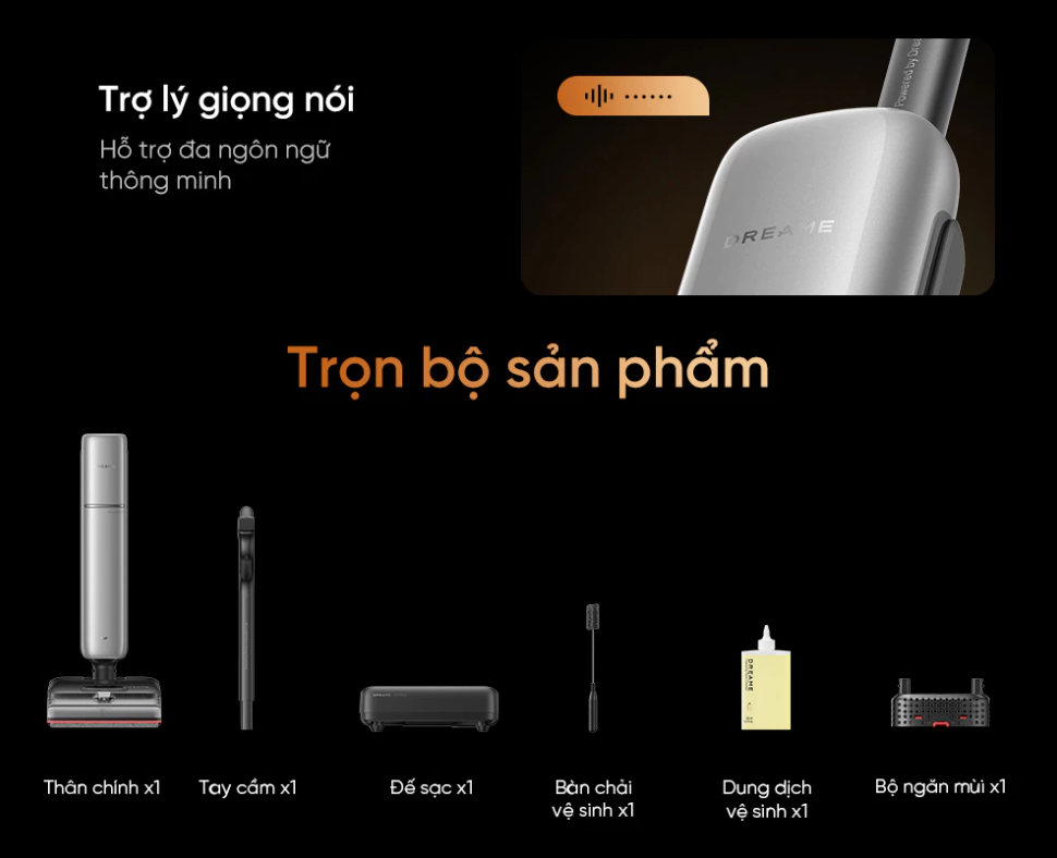Máy Hút Bụi Lau Nhà Dreame H16 Pro TriForce – Hàng Chính Hãng