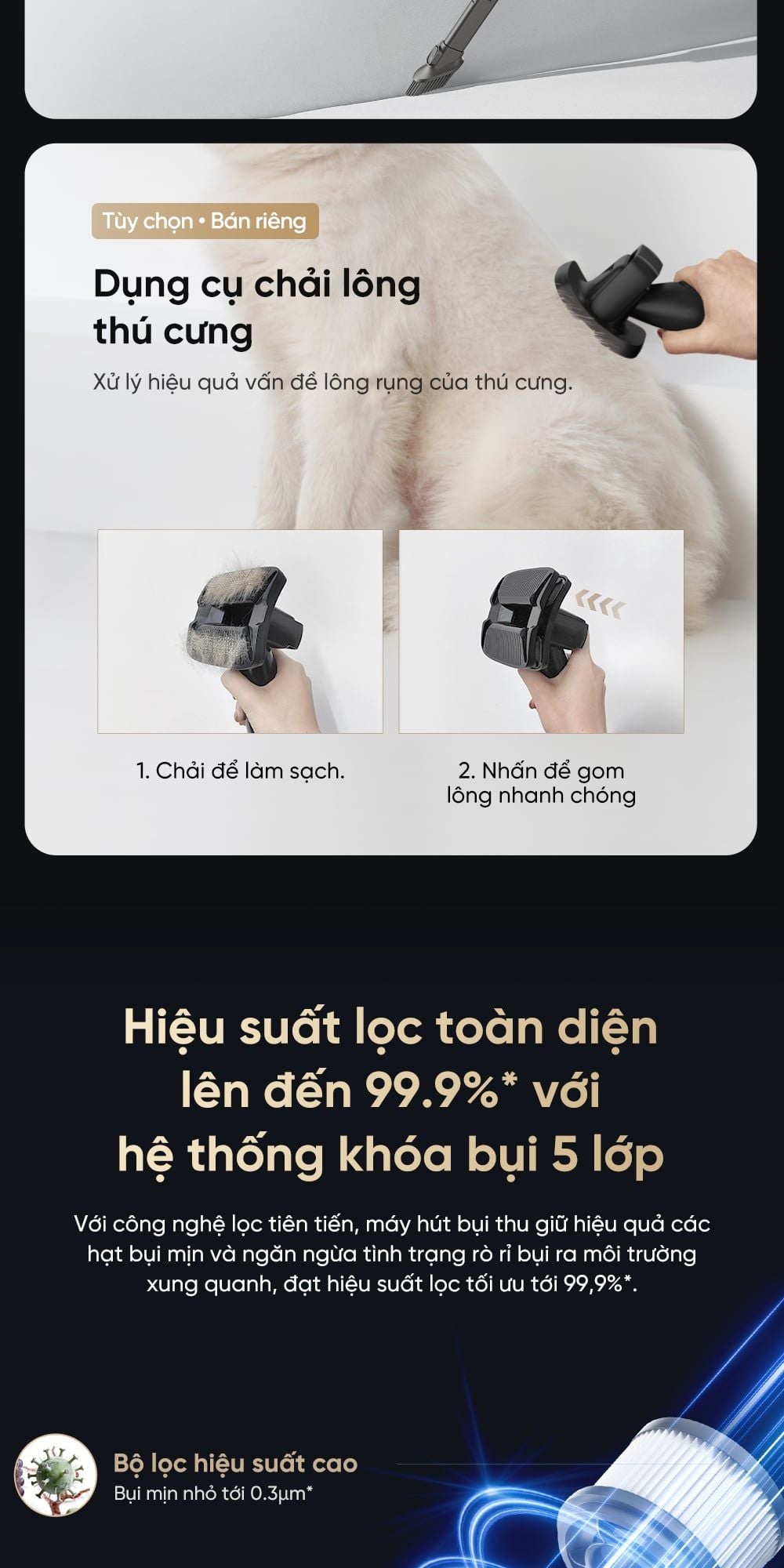 Máy hút bụi cầm tay không dây Dreame V18s