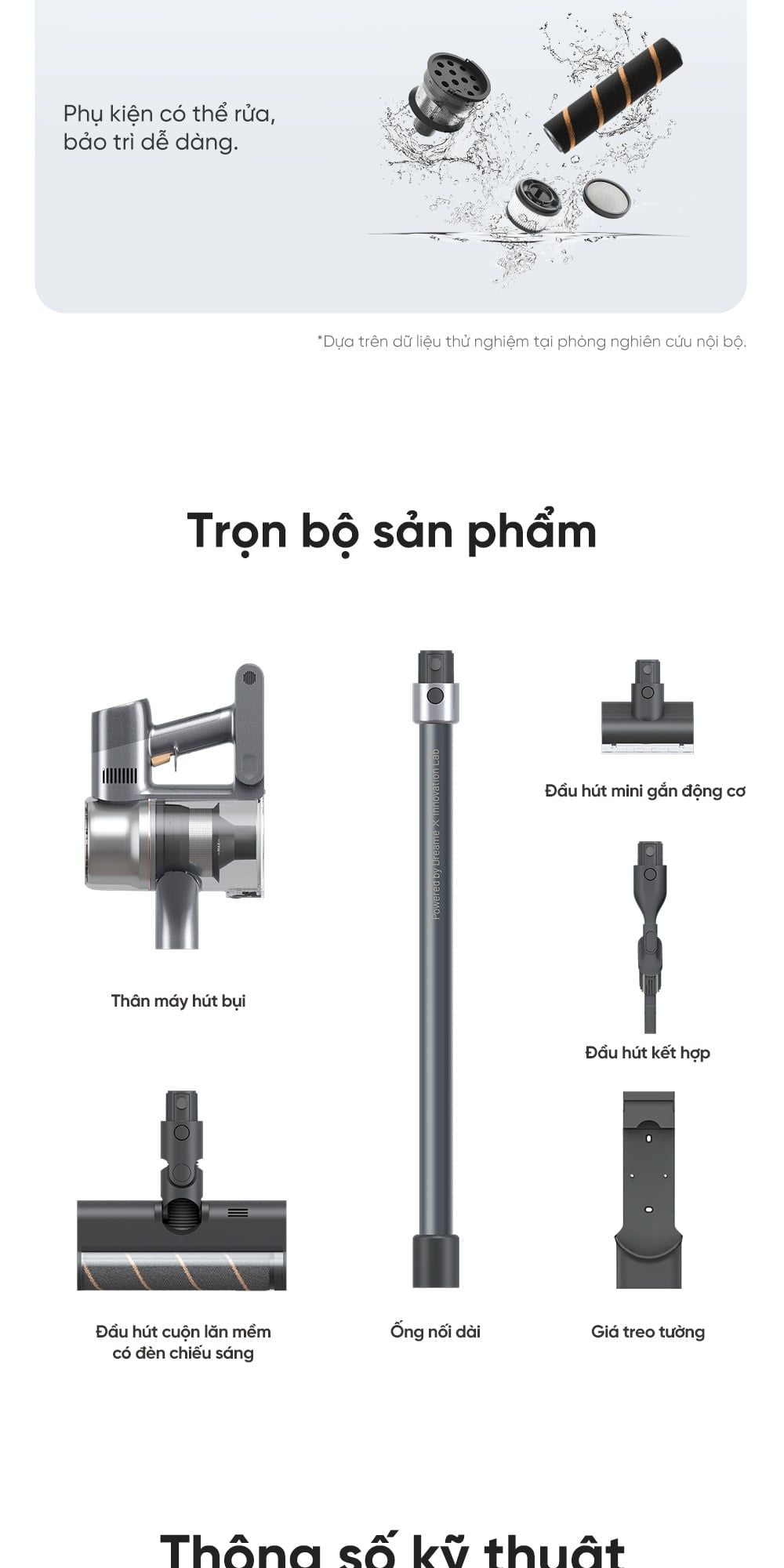 Máy hút bụi cầm tay không dây Dreame V18s